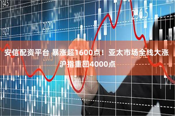 安信配资平台 暴涨超1600点！亚太市场全线大涨 沪指重回4000点